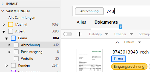 Sammlungen erstellen