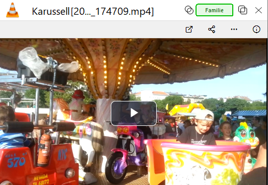 Integrierter Videoplayer